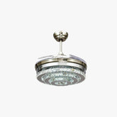 Round Crystal Silver Luxury Modern Pendant Light - Clowas